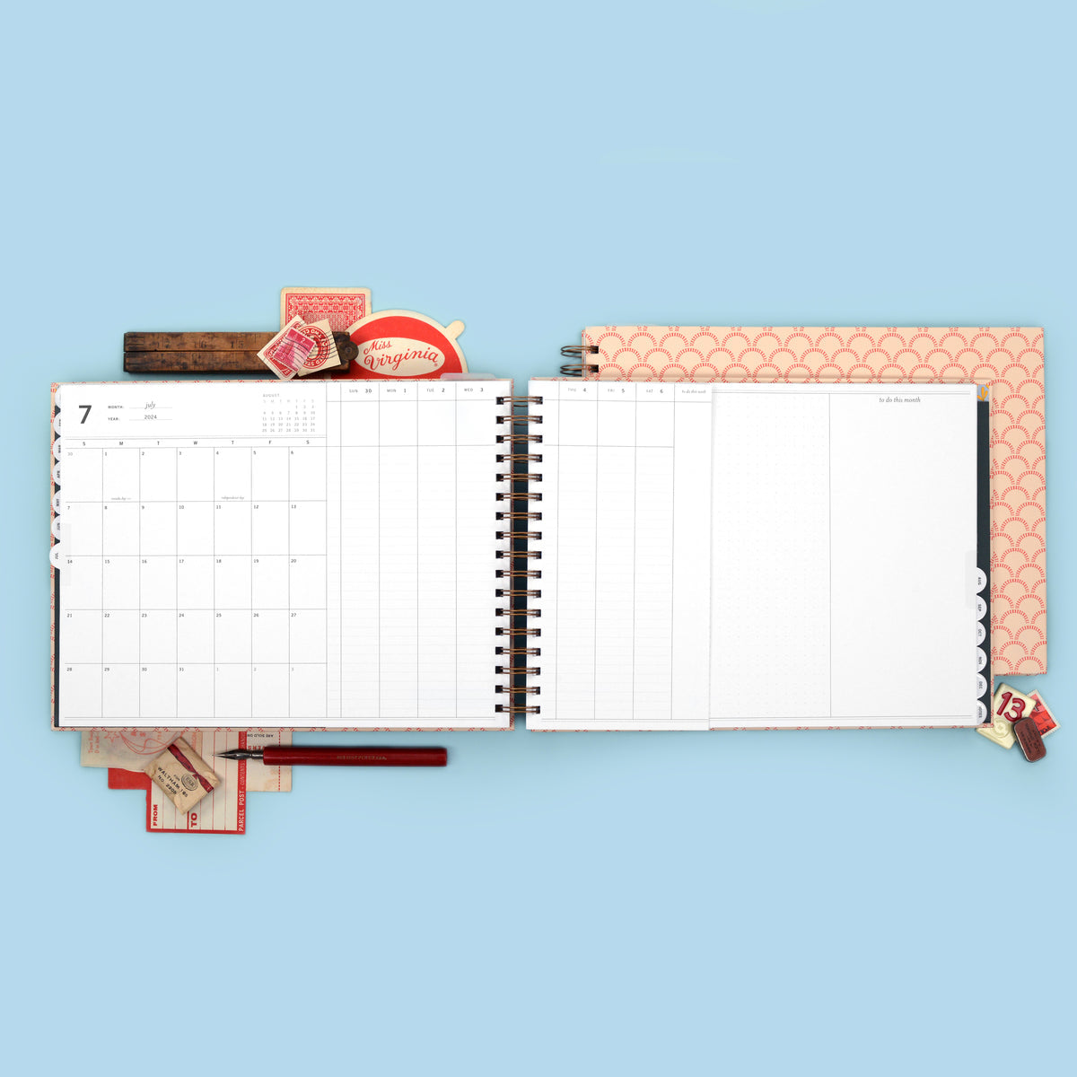 2024 Vertical Weekly Planner, Lollipop