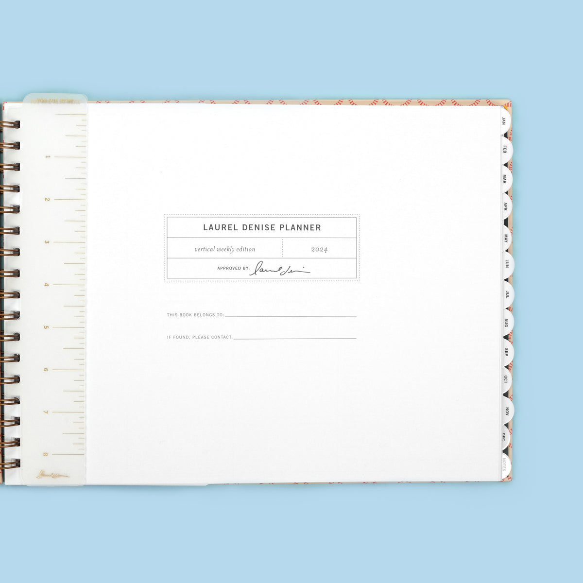 2024 Vertical Weekly Planner, Lollipop