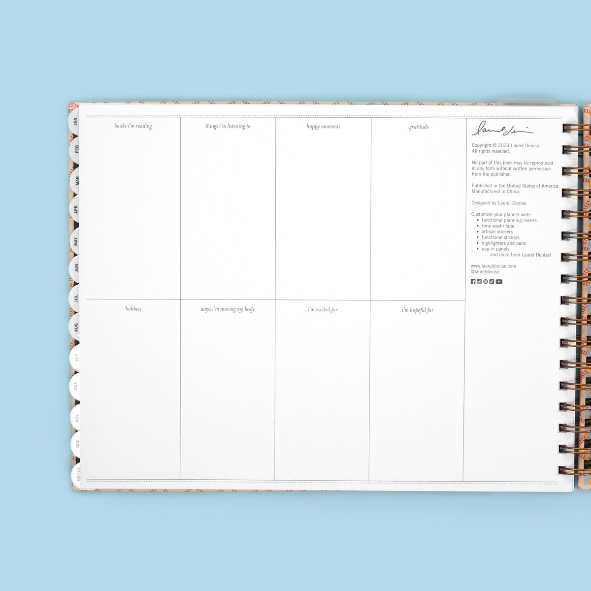 2024 Vertical Weekly Planner, Lollipop