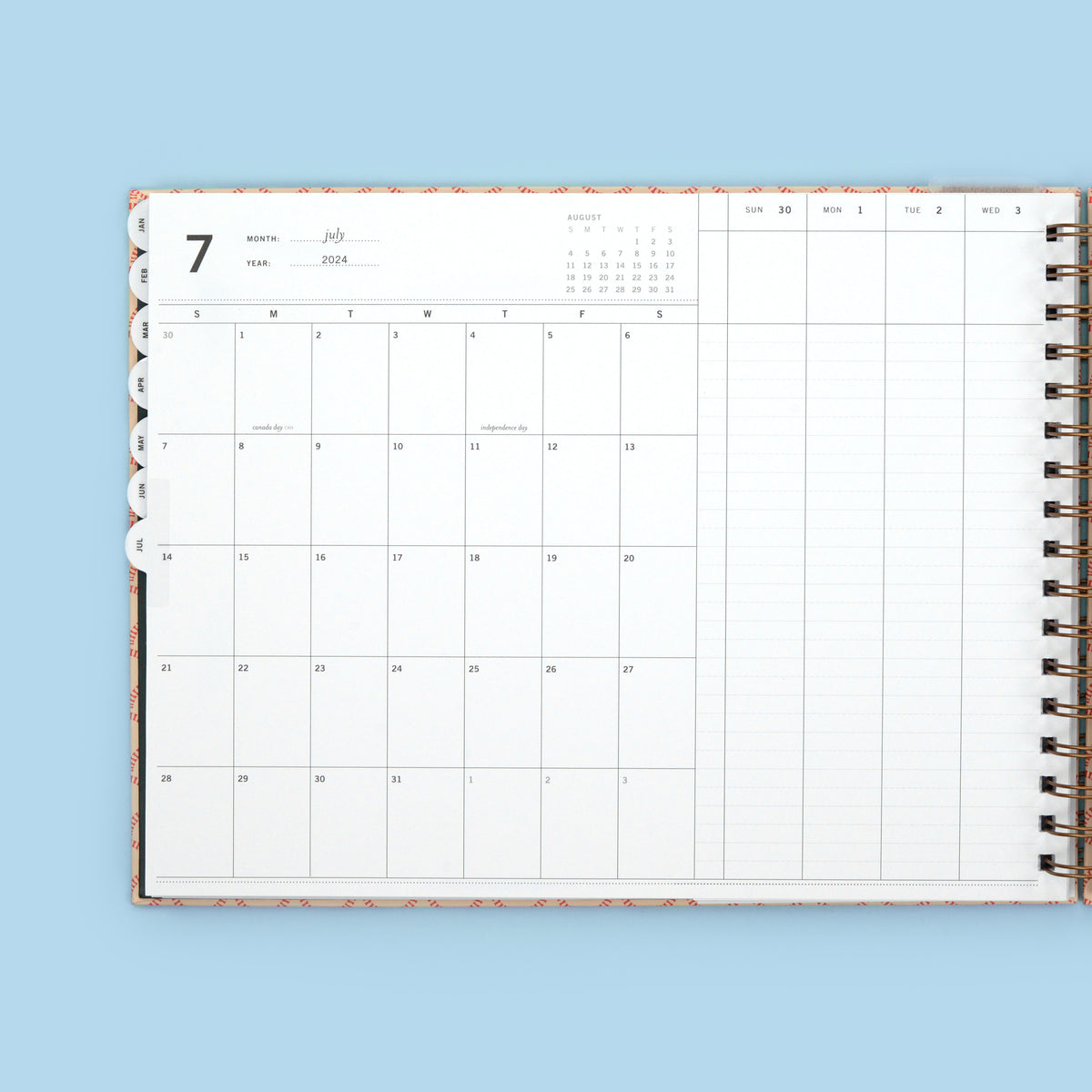 2024 Vertical Weekly Planner, Lollipop
