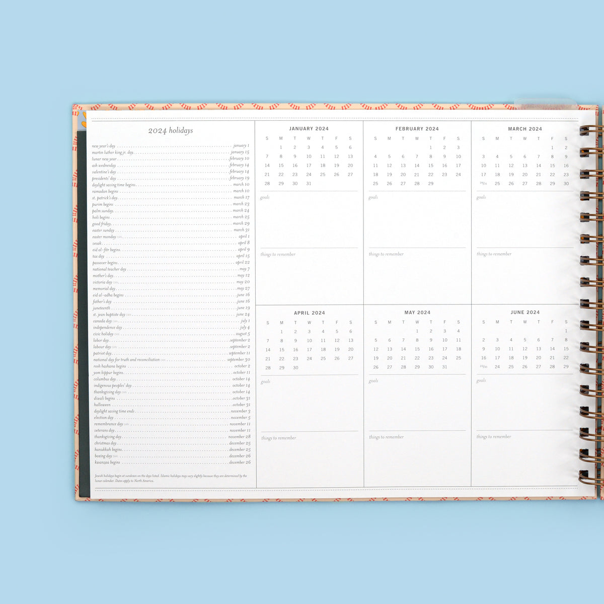 2024 Vertical Weekly Planner, Lollipop