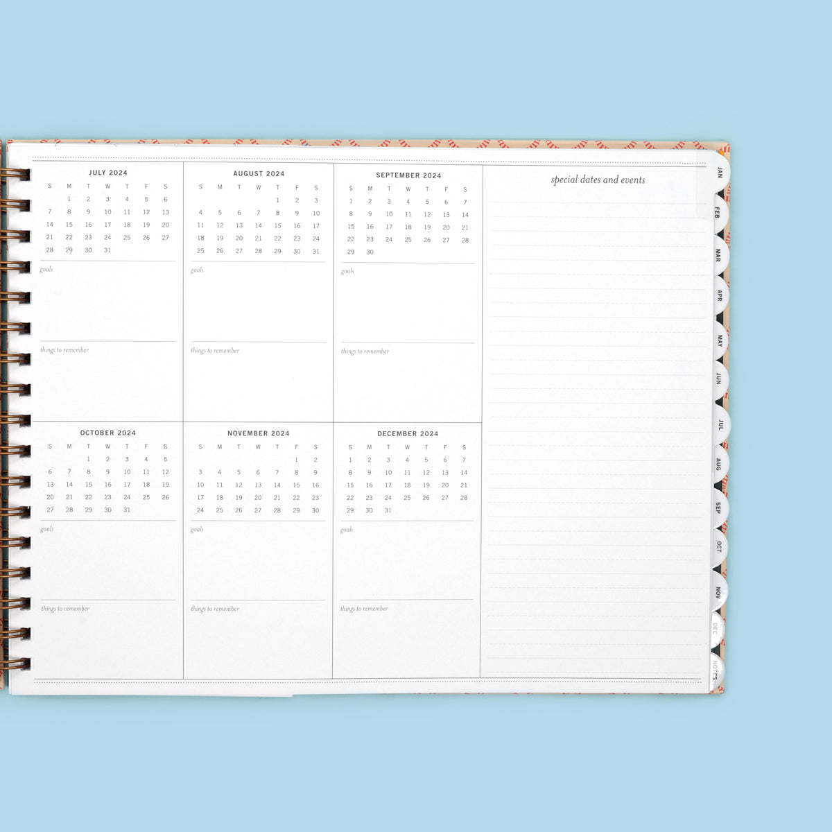 2024 Vertical Weekly Planner, Lollipop