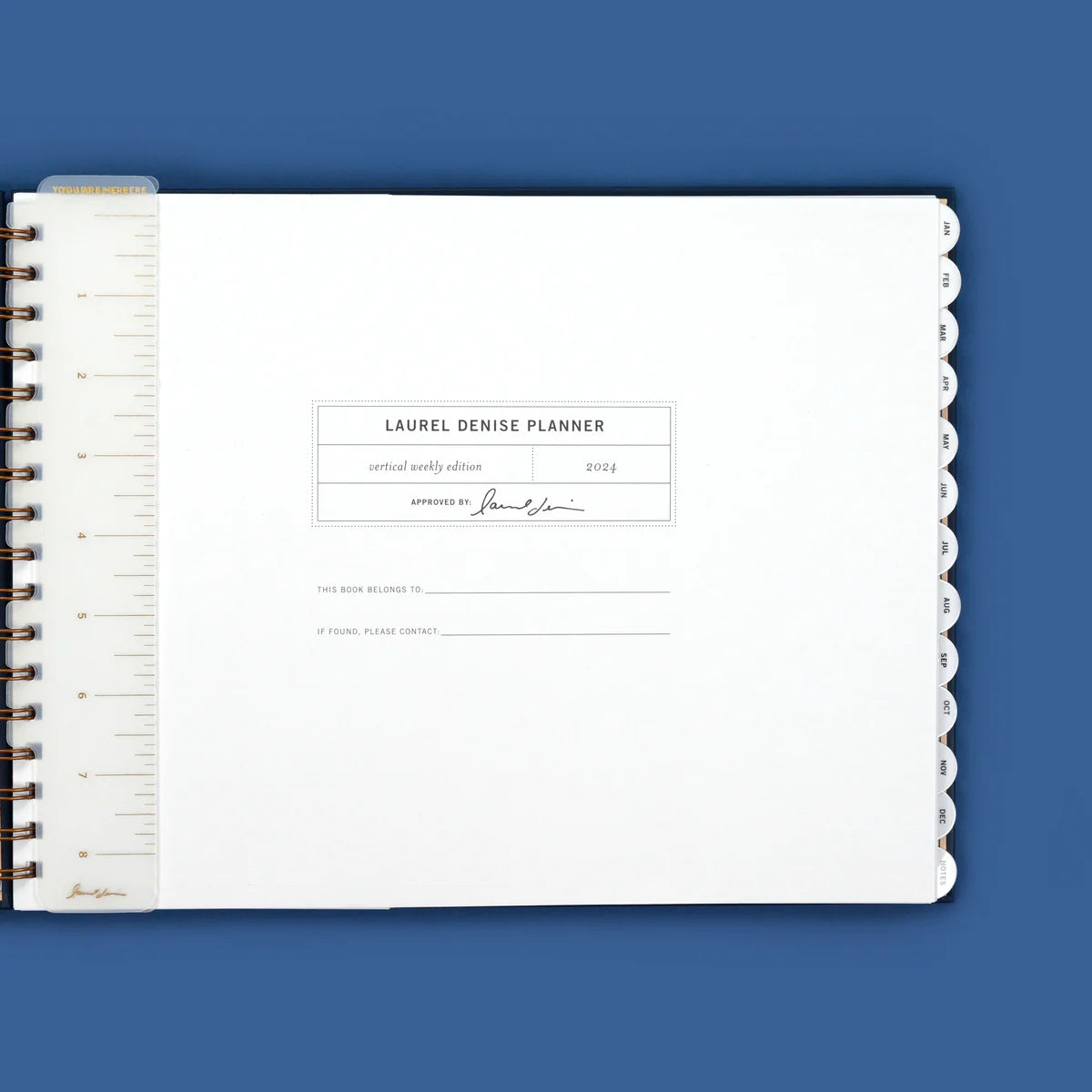 2024 Vertical Weekly Planner, Ocean Breeze