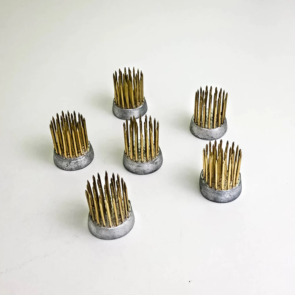 Round Pin Holder Flower Frog 1-5/8"