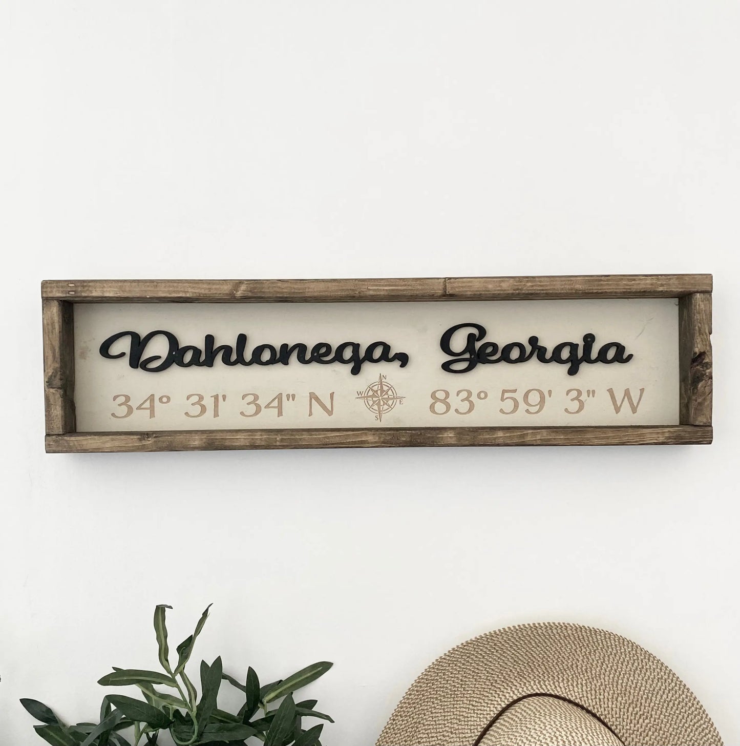6" x 24" Friendsville Coordinates Script Lettering