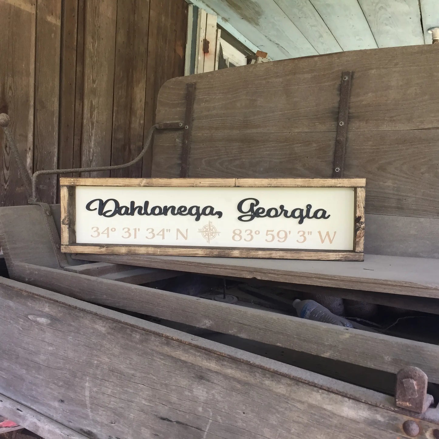 6" x 24" Friendsville Coordinates Script Lettering
