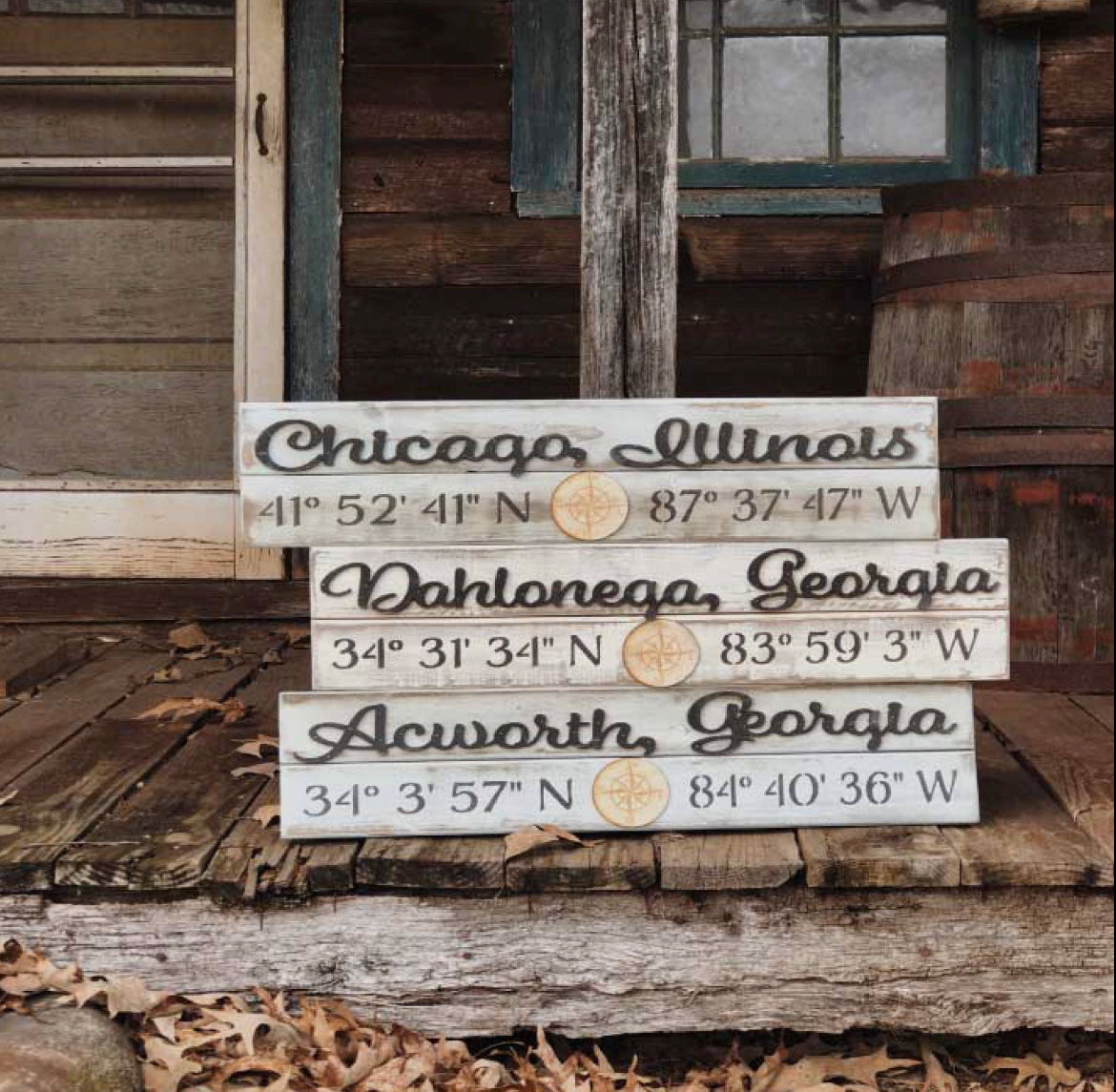 7” x 30” Wood Friendsville Sign