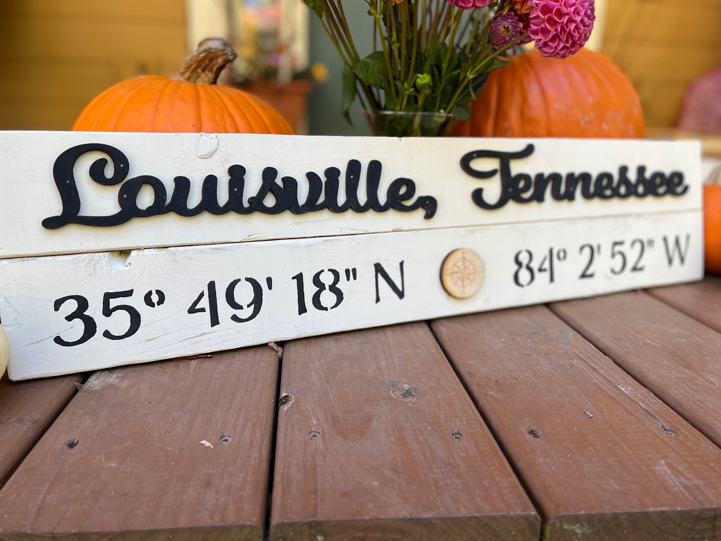 7” x 30” Wood Louisville Sign