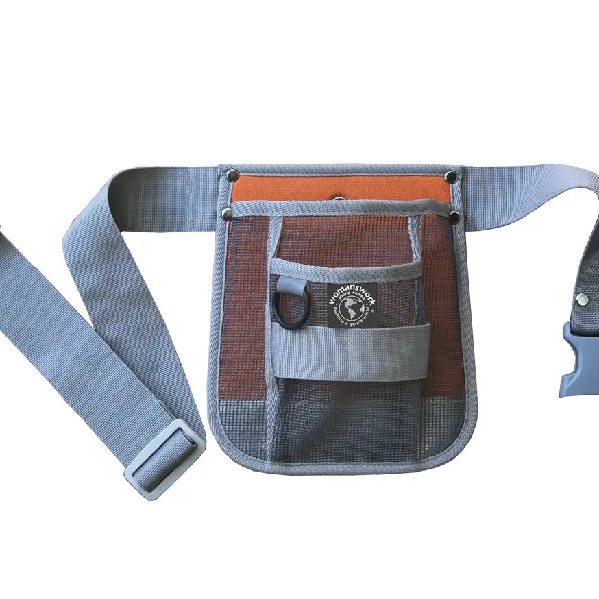 Gardening Hip Holster - Orange/Gray Pocket