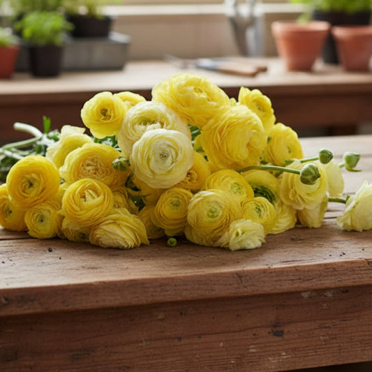 Ranunculus Amadine Cream - 10 Pack