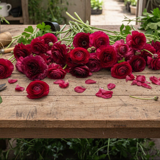 Ranunculus Amadine Violet- 10 Pack