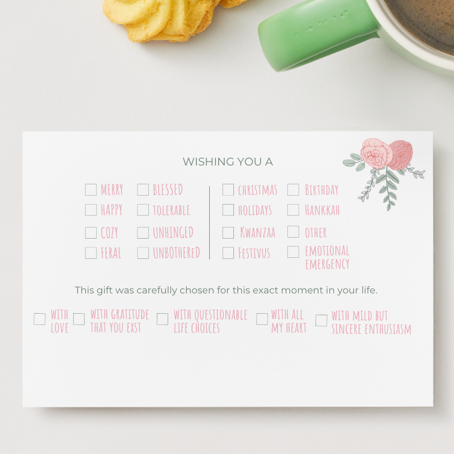 Any Occasion, Every Occasion, No Occasion Gift Card